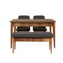 Hanah Home Vina 1053 Nogal y Antracita